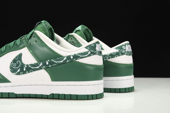 nike dunk low ess "green paisley" dh4401-102