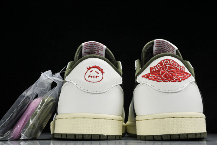 travis scott x air jordan 1 low og olive dm7866-200