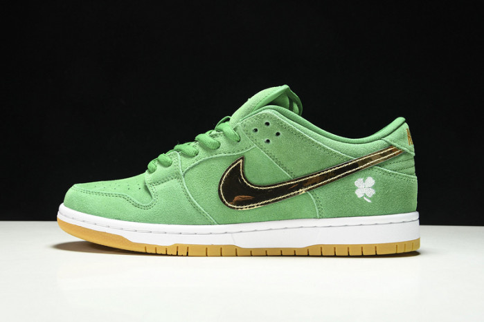 nike sb dunk low st. patrick''s day bq6817-303