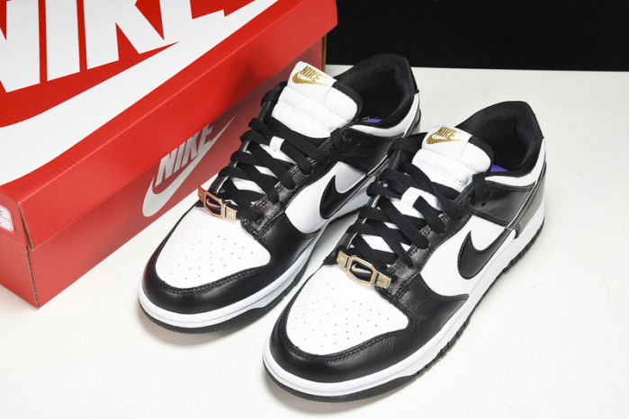 nike dunk low world champs black white dr9511-100