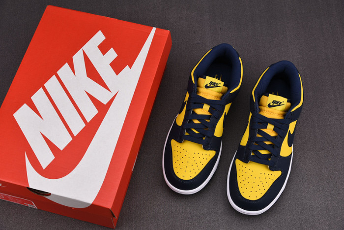 nike dunk low michigan - dd1391-700