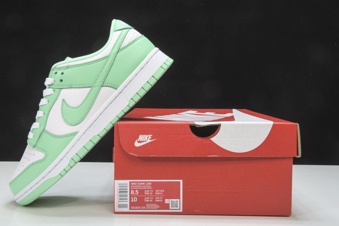 nike dunk low green glow - dd1503-105
