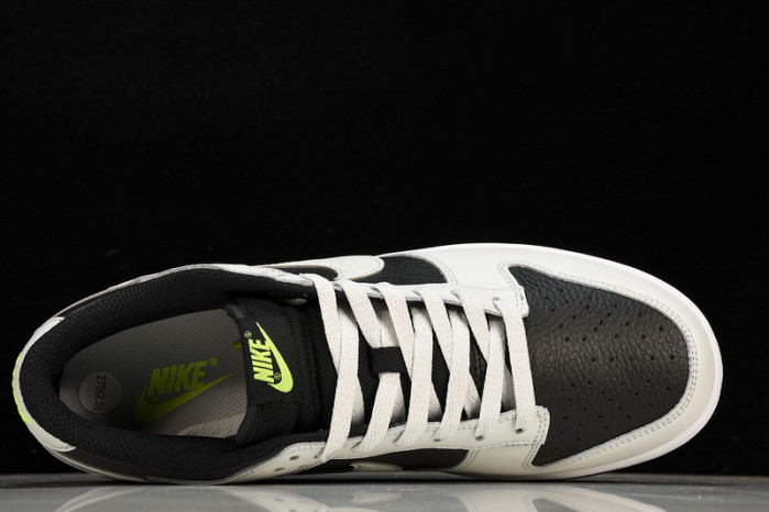 nike dunk low grey panda volt - fd9756-001