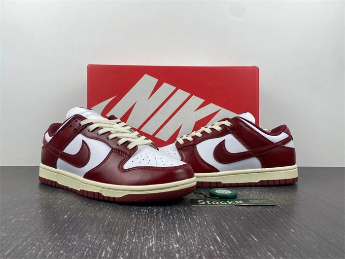 Nike Dunk Low PRM Vintage Team Red FJ4555- Elegant 4590