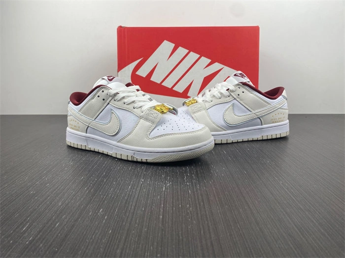 Nike Dunk Low SE Just Do It White Phantom DV1160- Colorful 4623