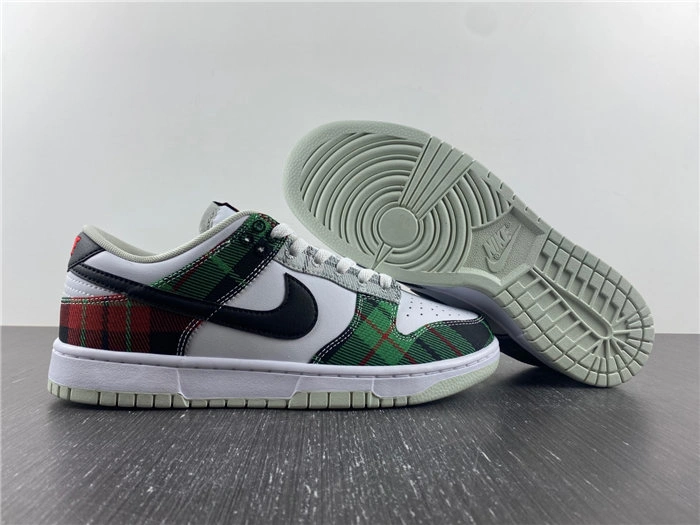BestValue Nike Dunk Low Tartan Plaid DV0827- 4696