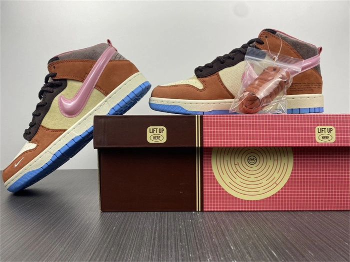 Affordable Nike Dunk Mid Social Status Free Lunch Chocolate Milk DJ1173- 4743