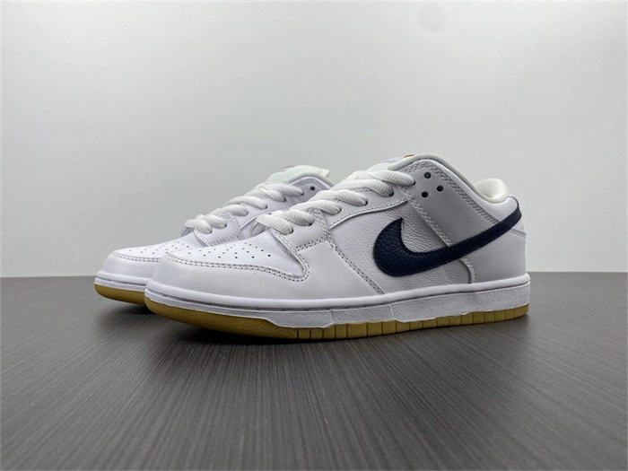 Nike SB Dunk Low Orange Label White Navy CZ2249- Casual 4836